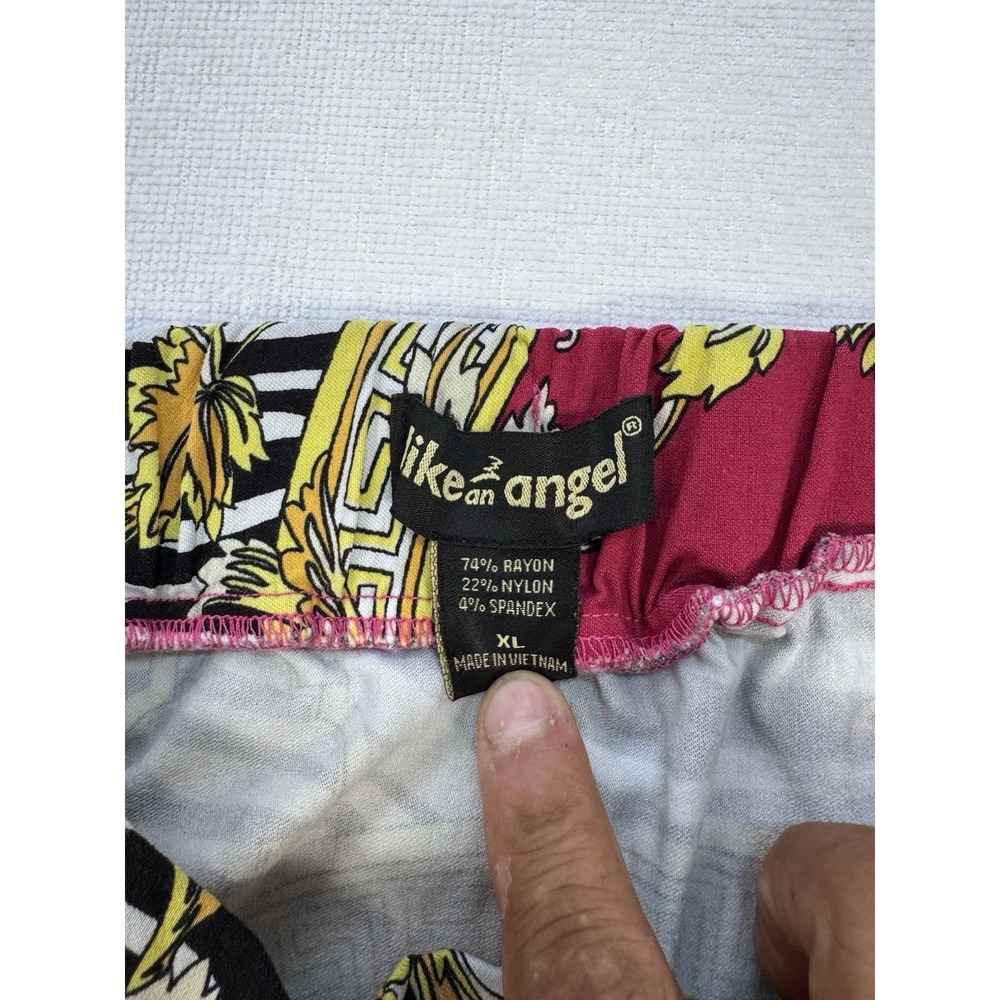 Like An Angel Women’s XL Mini Skirt Baroque Zebra Print Stretch‎ Pull On - Picture 2 of 16
